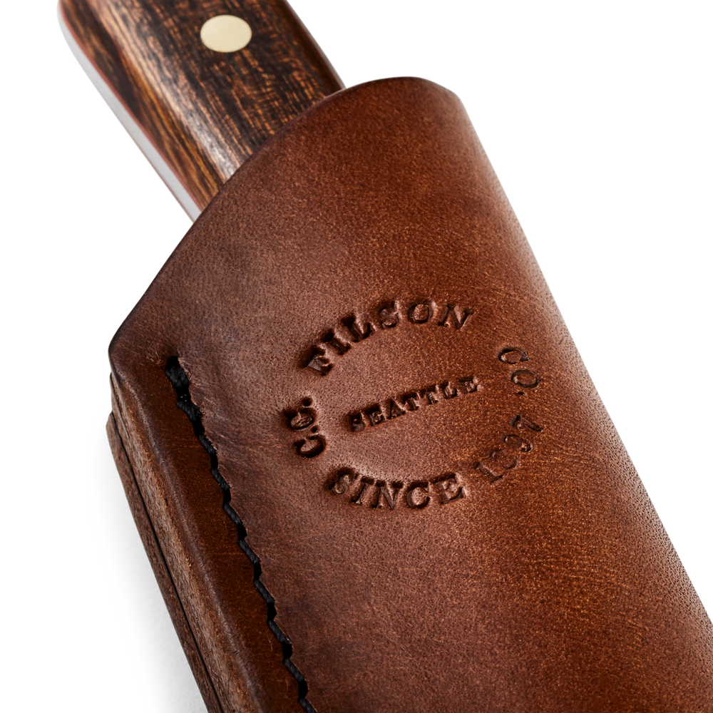 Alternate view of the Filson Filson X Graycloud Scout Knife - Red / Brown