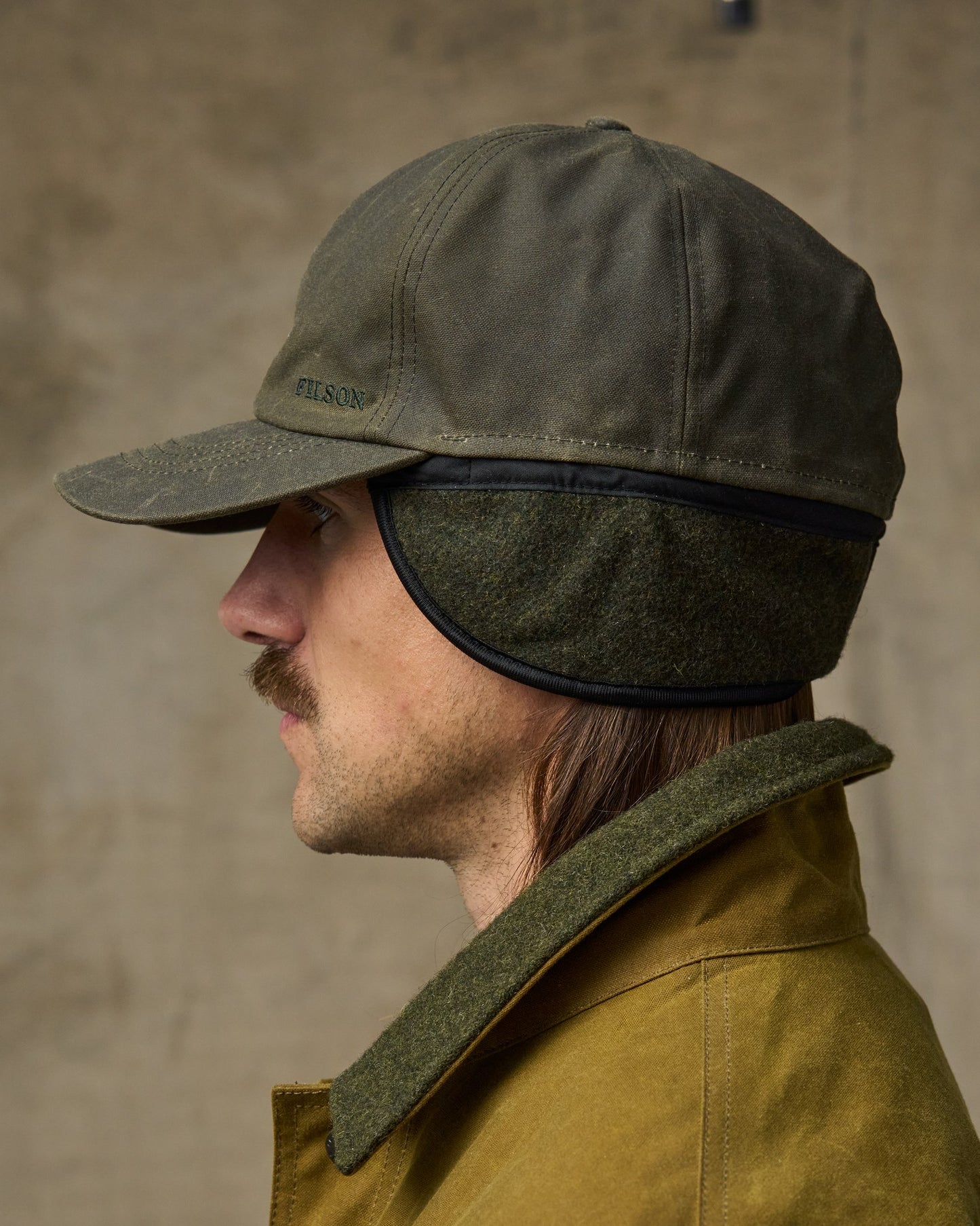 Insulated Tin Cloth Cap - Otter Green