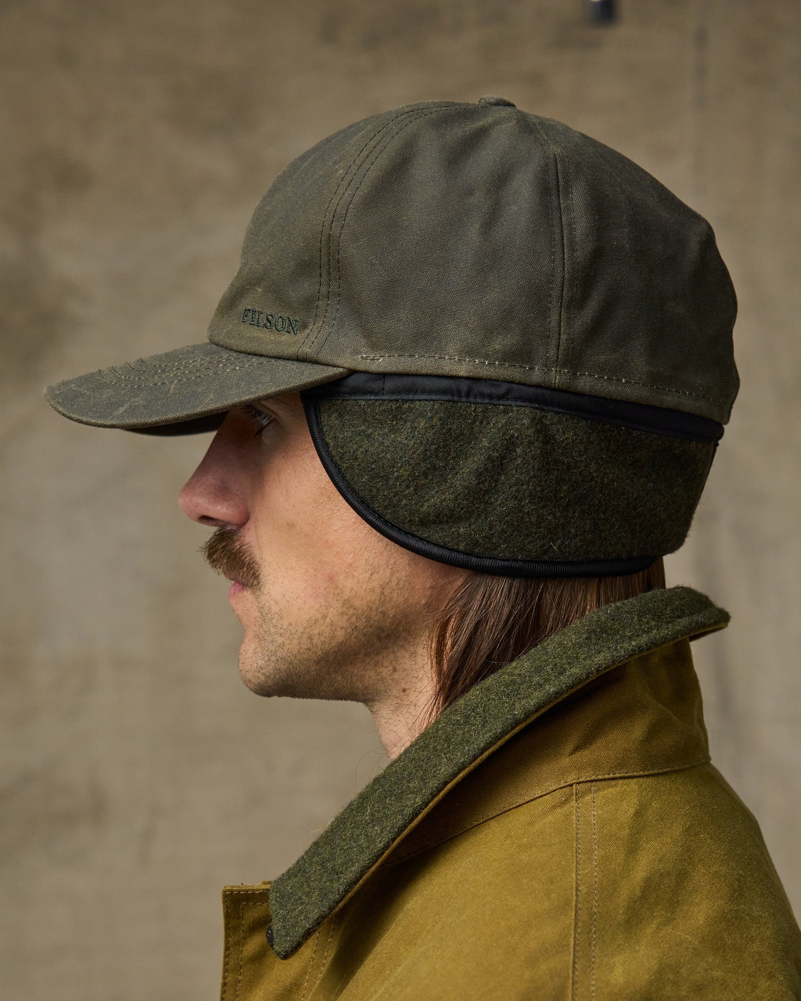 Insulated Tin Cloth Cap - Otter Green