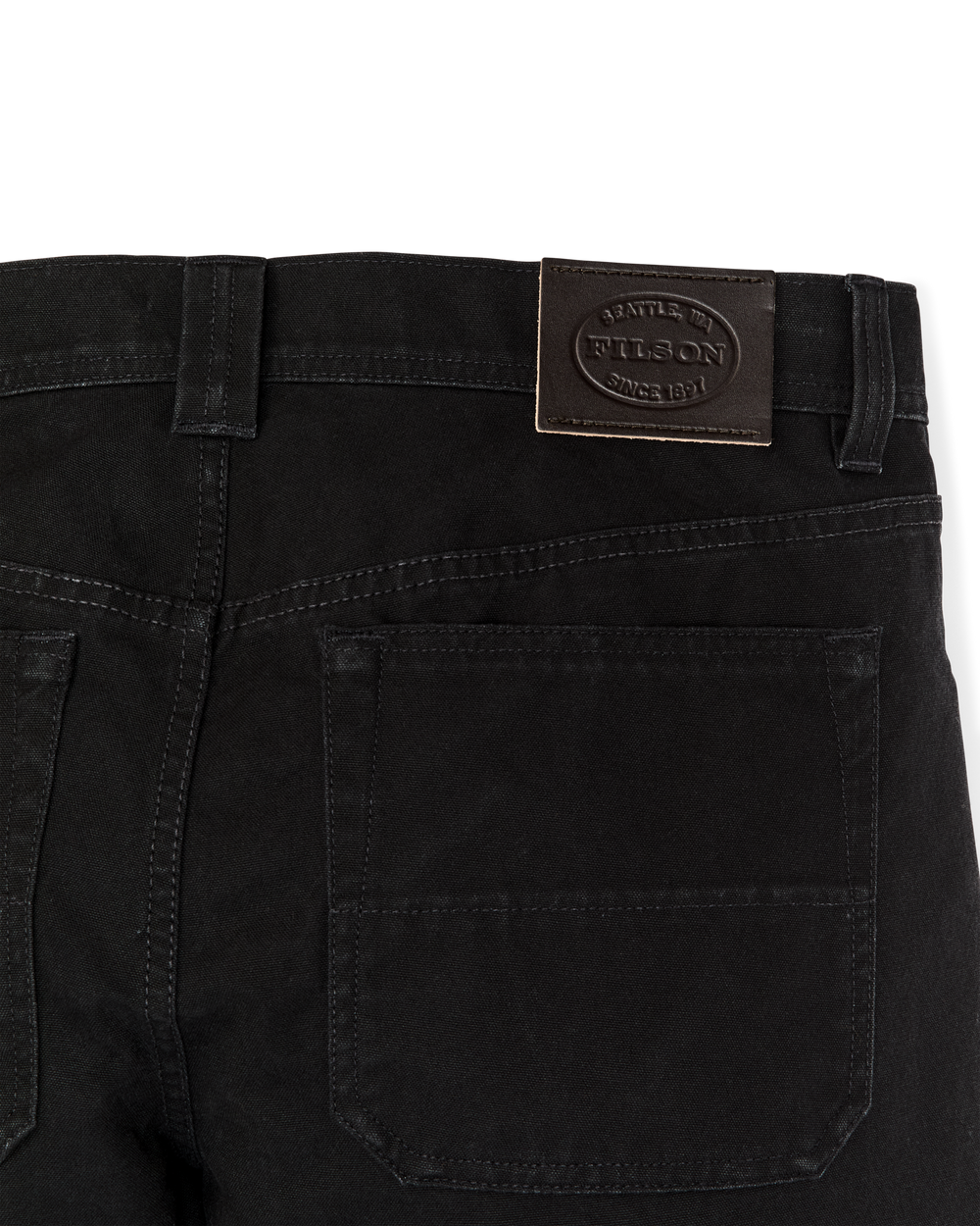 Dry Tin Cloth 5-Pocket Pants - Black