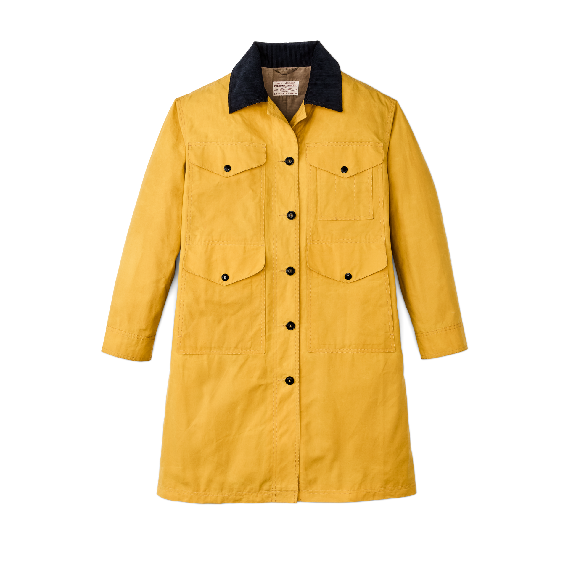 Women's Dry Waxed Long Cruiser | Filson Women's Dry Waxed Long Cruiser | Filson