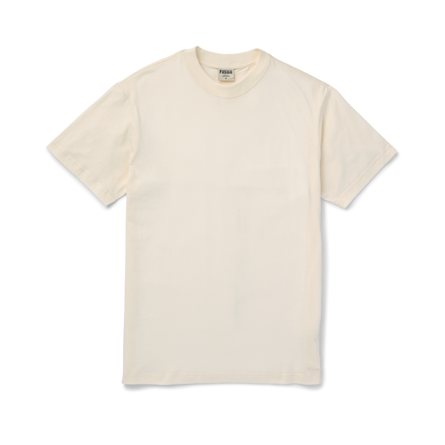 Front-facing image of the Filson Ranger Solid T-shirt - White