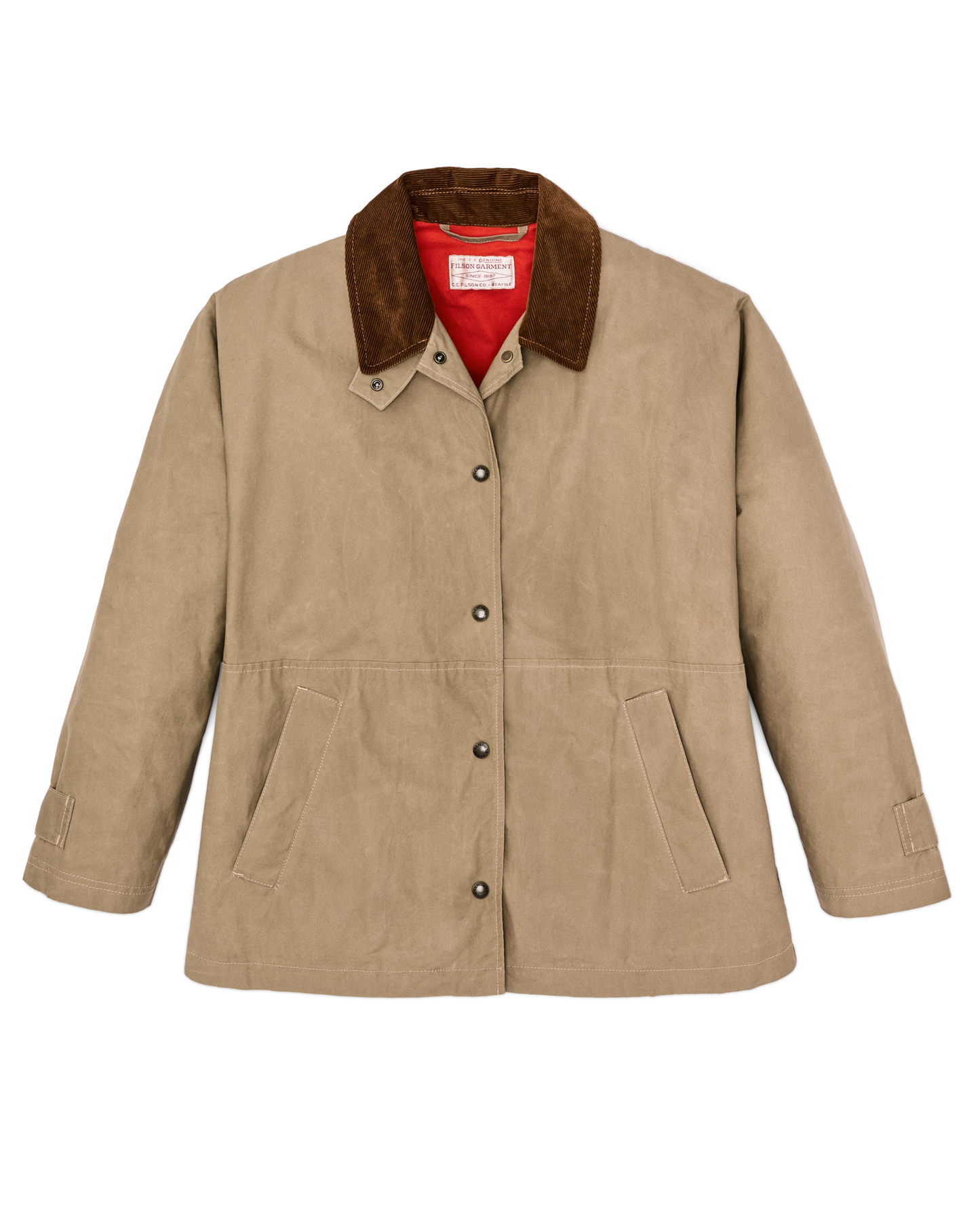Women's Harbor Front Waxed Jacket - Marsh Tan