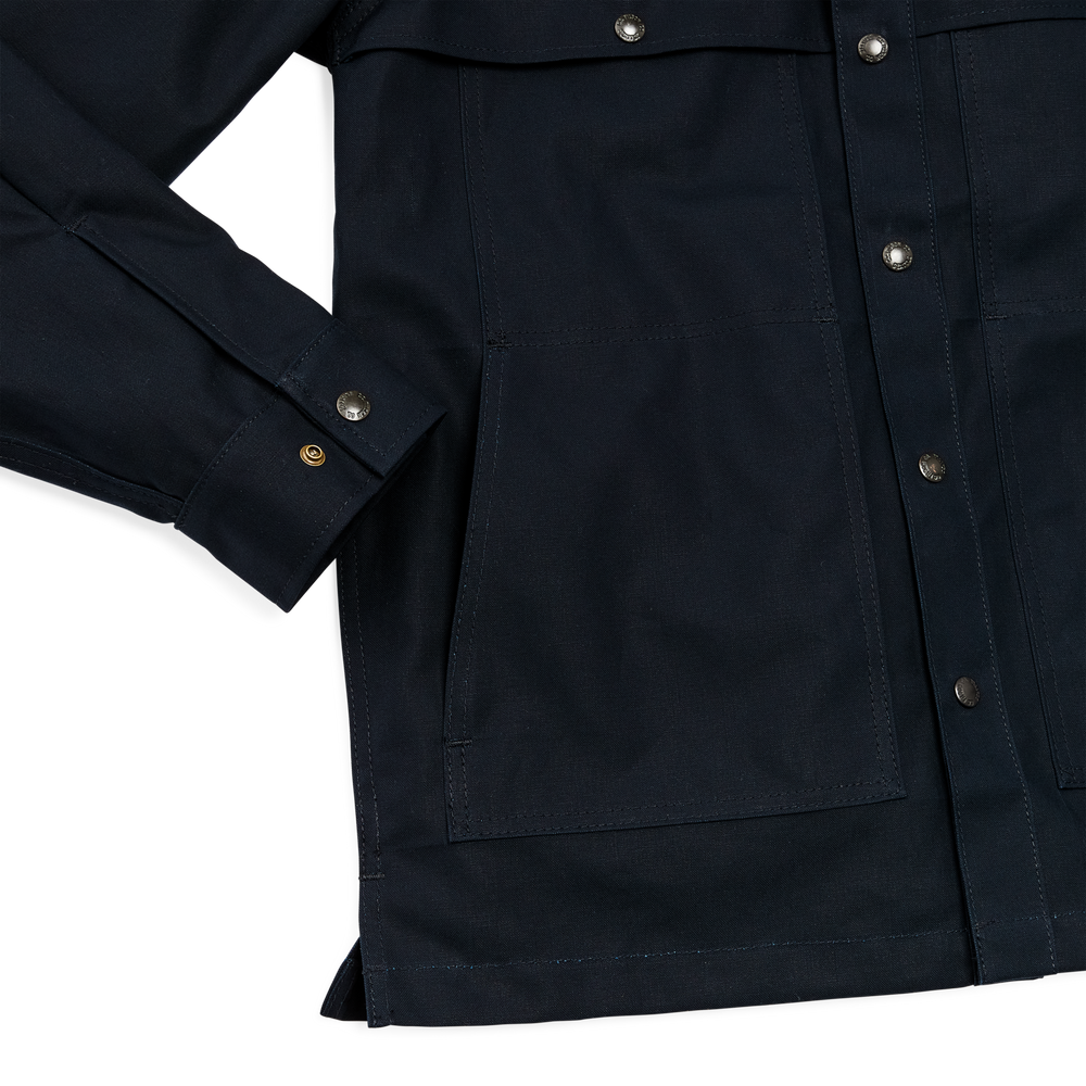 Alternate view of the Filson Dry Tin Cloth Jac-shirt - Navy