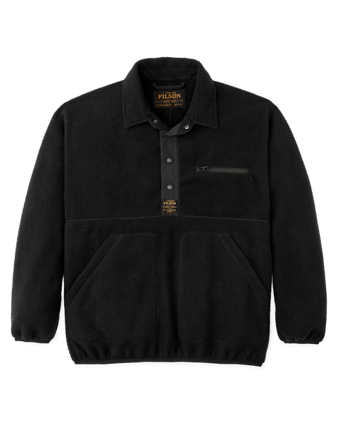 Pile Fleece Pullover - Black | Filson