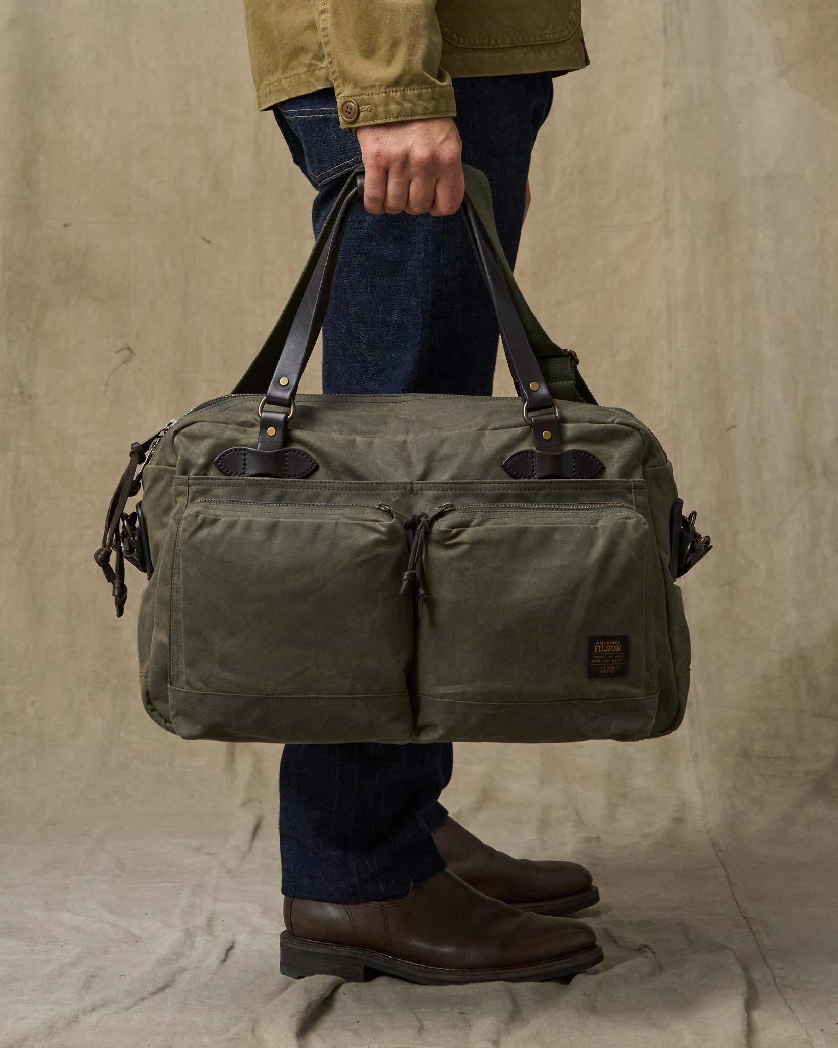 48 Hour Tin Cloth Duffle Bag - Otter Green