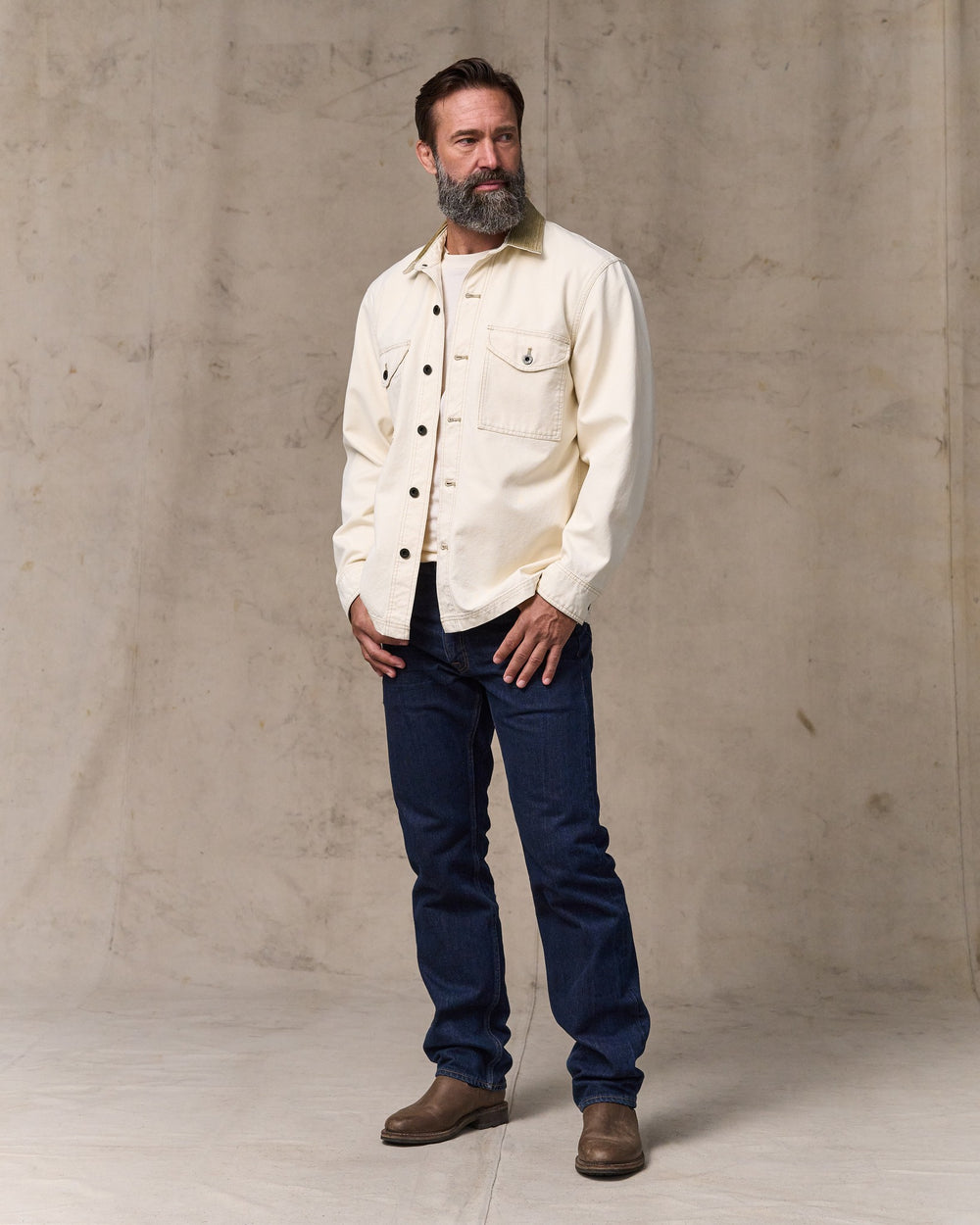 Rustic Canvas Jac-shirt - Natural Seed