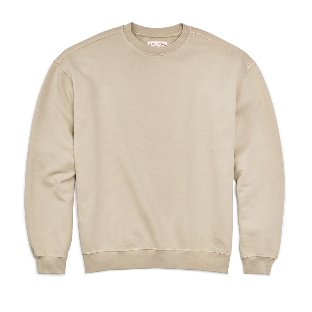 Front-facing image of the Filson Training Crewneck Sweatshirt  - Birch