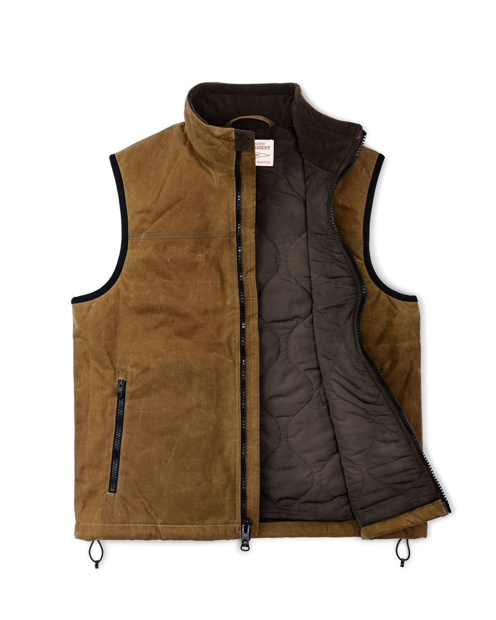 Tin Cloth Insulated Vest - Dark Tan