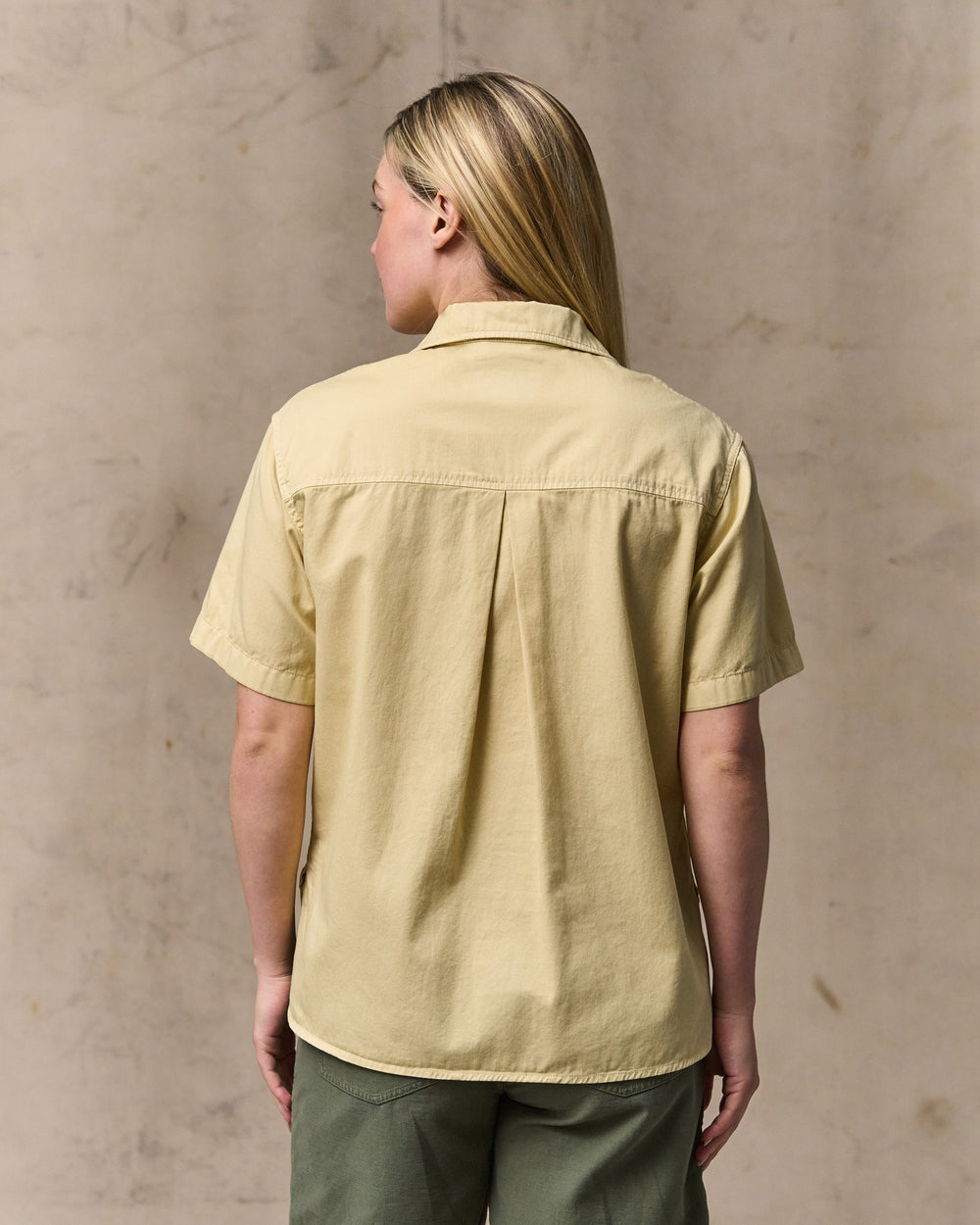 Women's Twill Popover Shirt - Pale Tan