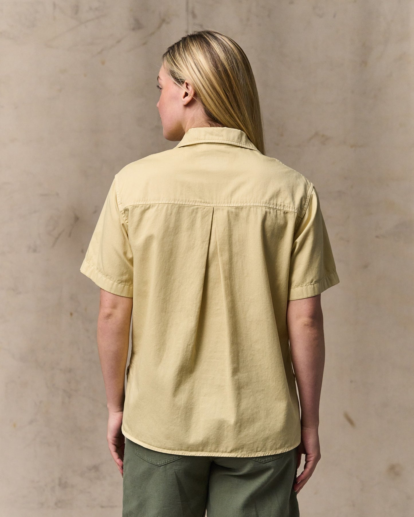 Women's Twill Popover Shirt - Pale Tan