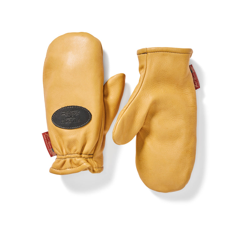 Northern Pacific Leather Mittens - Tan