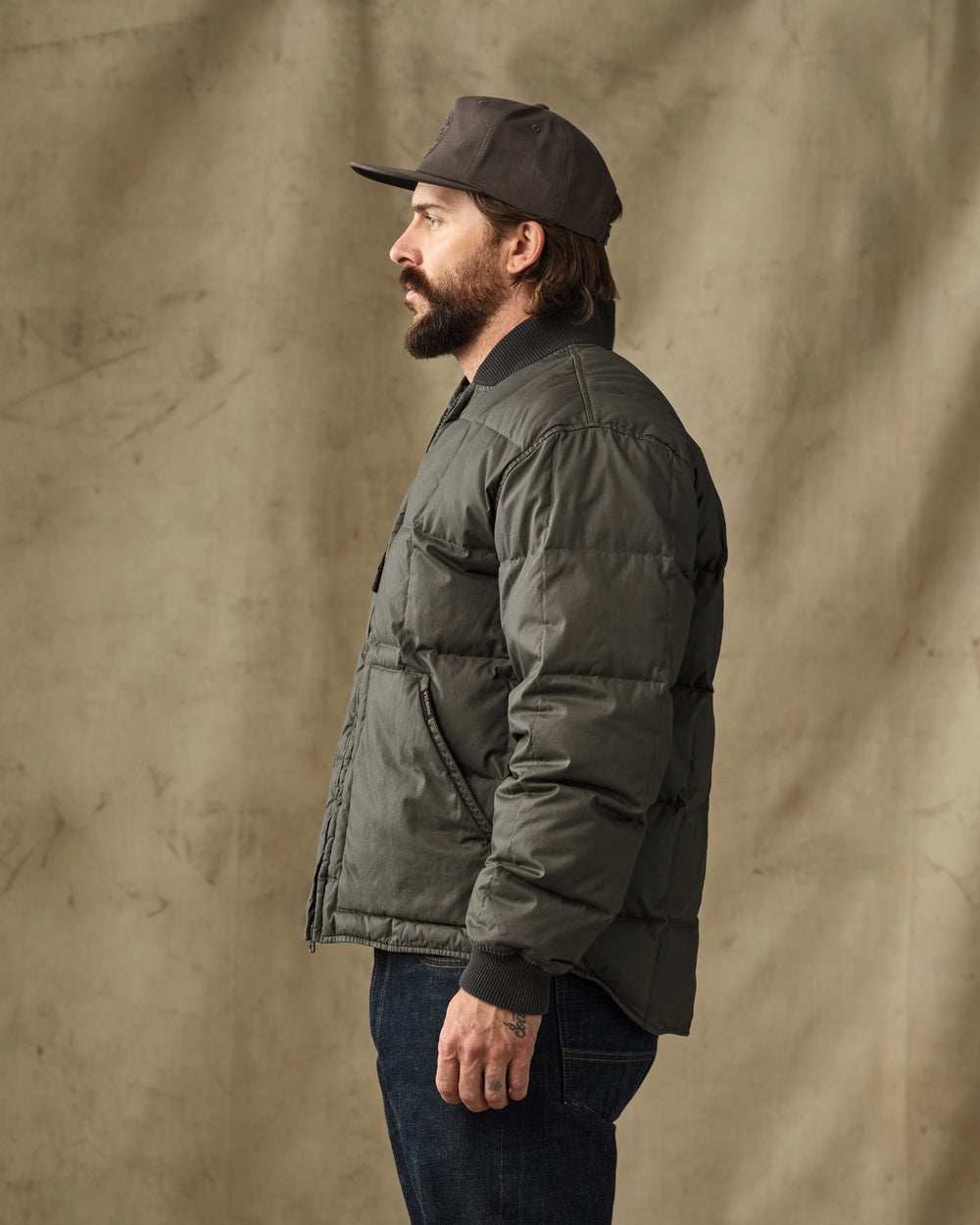 Heritage Cotton Down Jacket - Beluga