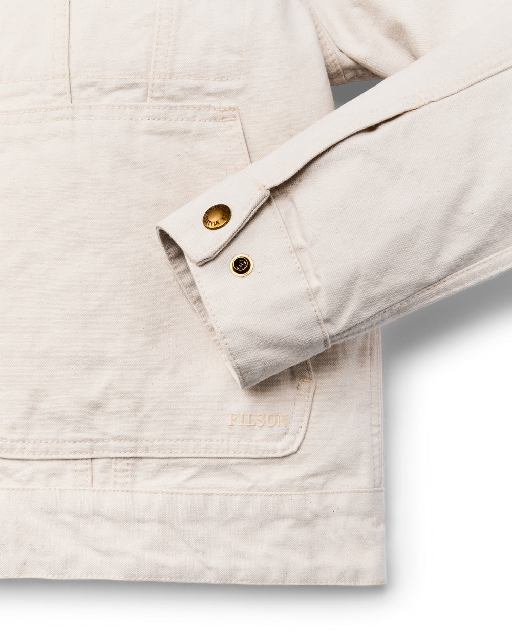 Alternate view of the Filson Women's Canvas Short Cruiser Jacket - Natural Seed