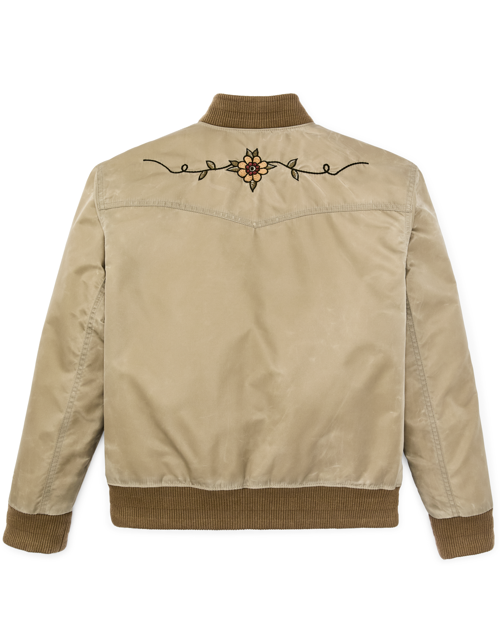 Alternate view of the Filson Women's Western Satin Jacket - Silver Sage