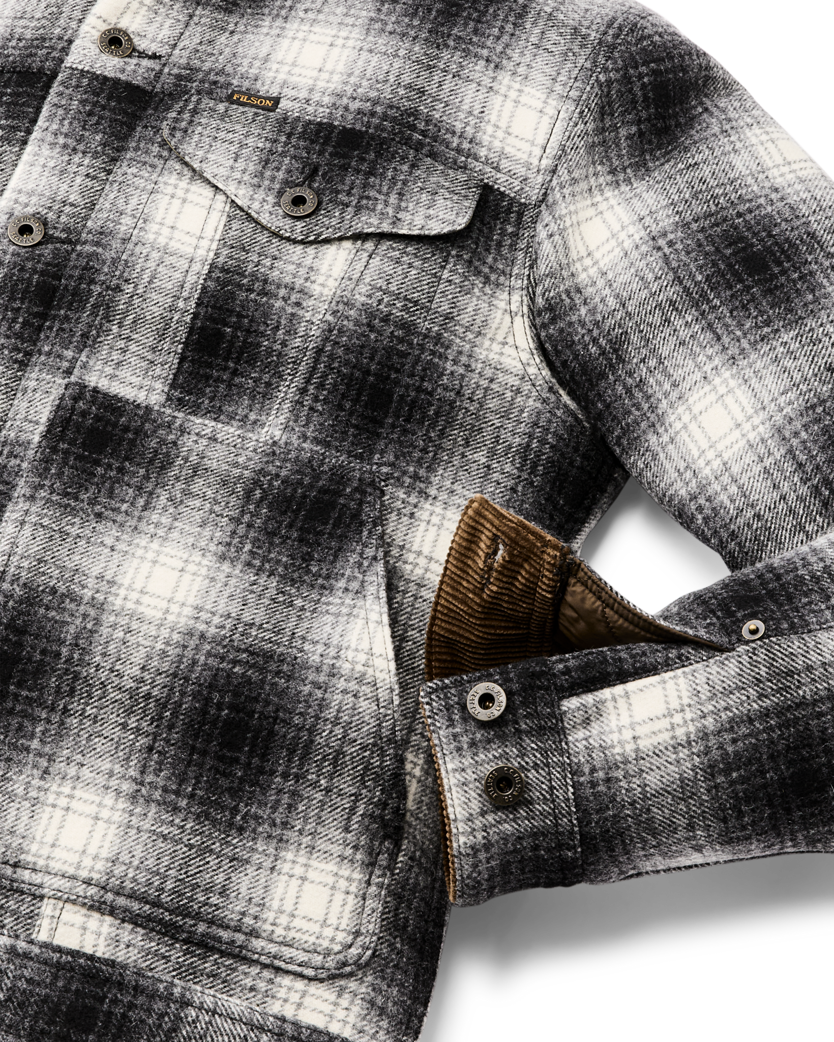 Spokane Insulated Short Cruiser - Charcoal Ombre