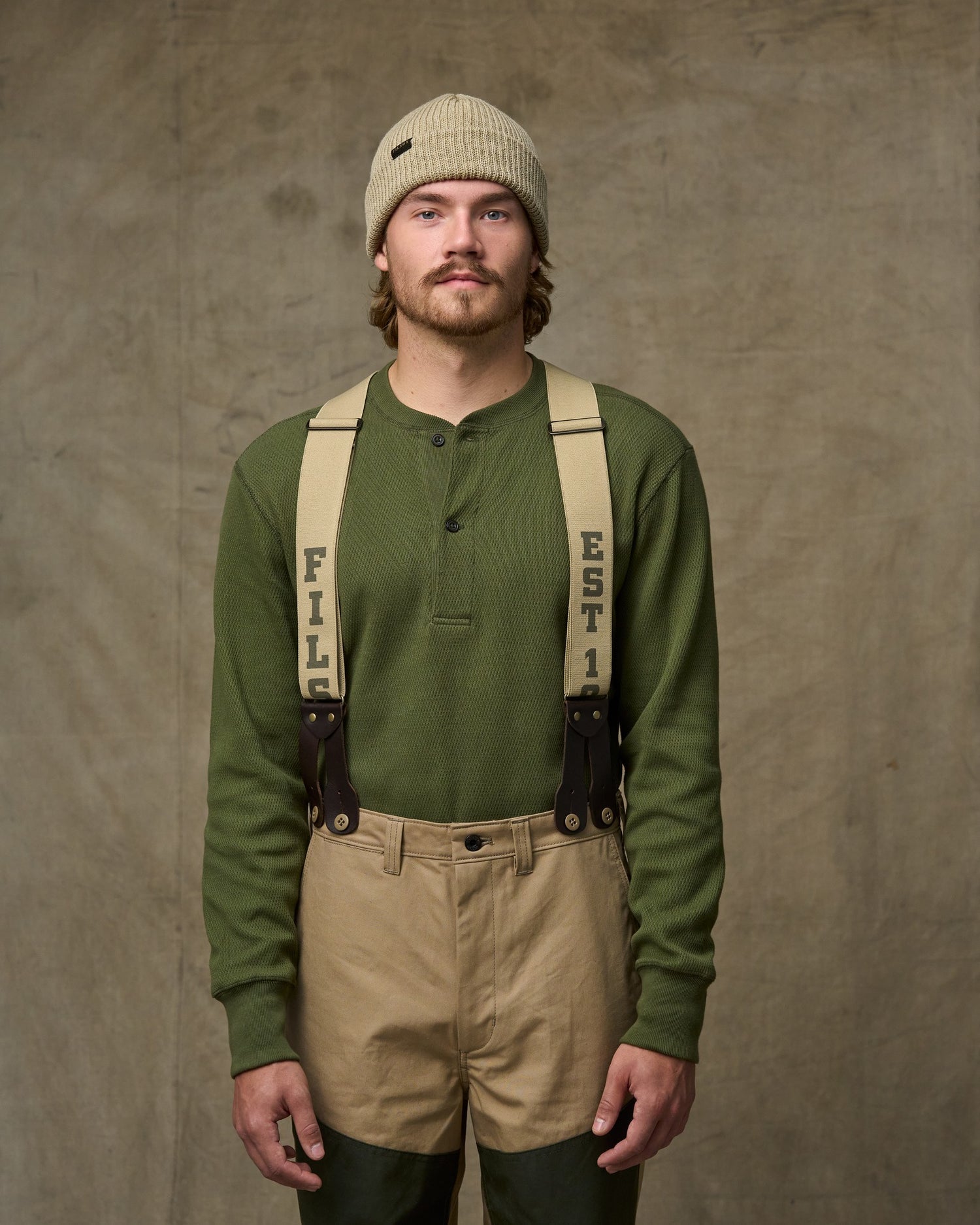 Filson Logger Suspenders - Sand