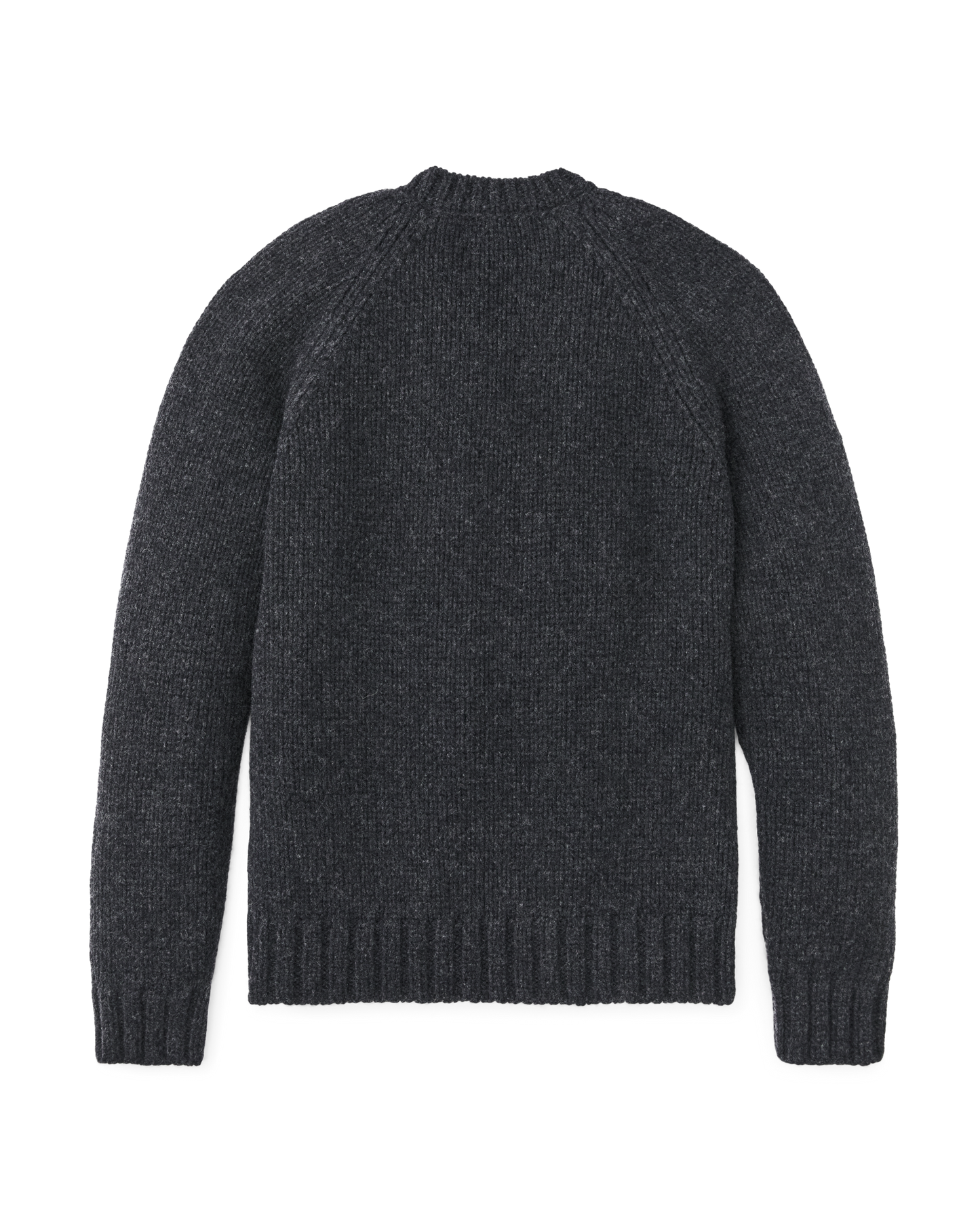 Alternate view of the Filson 3-gauge Alpaca Blend Sweater - Black Heather