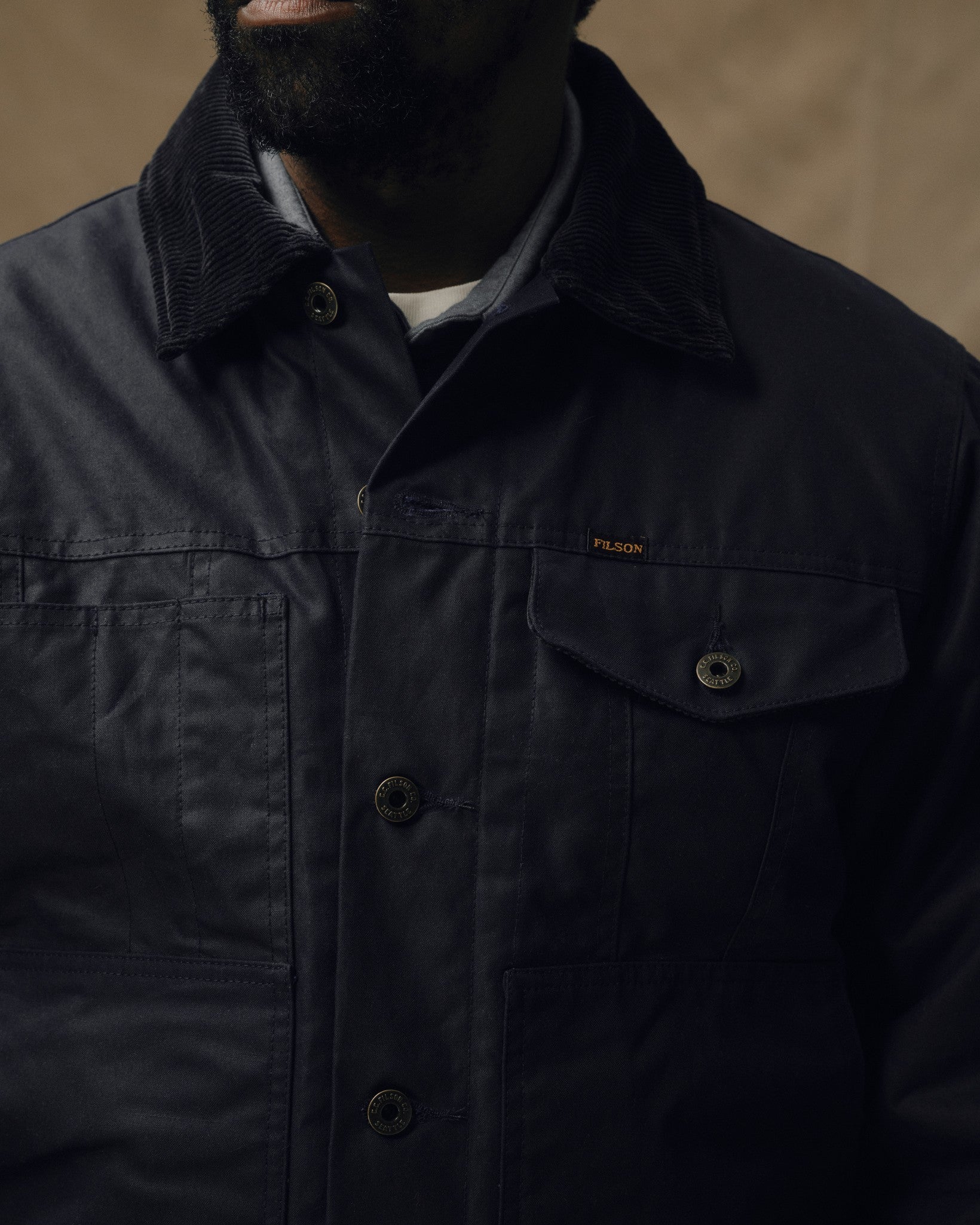 Insulated Short Cruiser Jacket - Harbor Blue | Filson