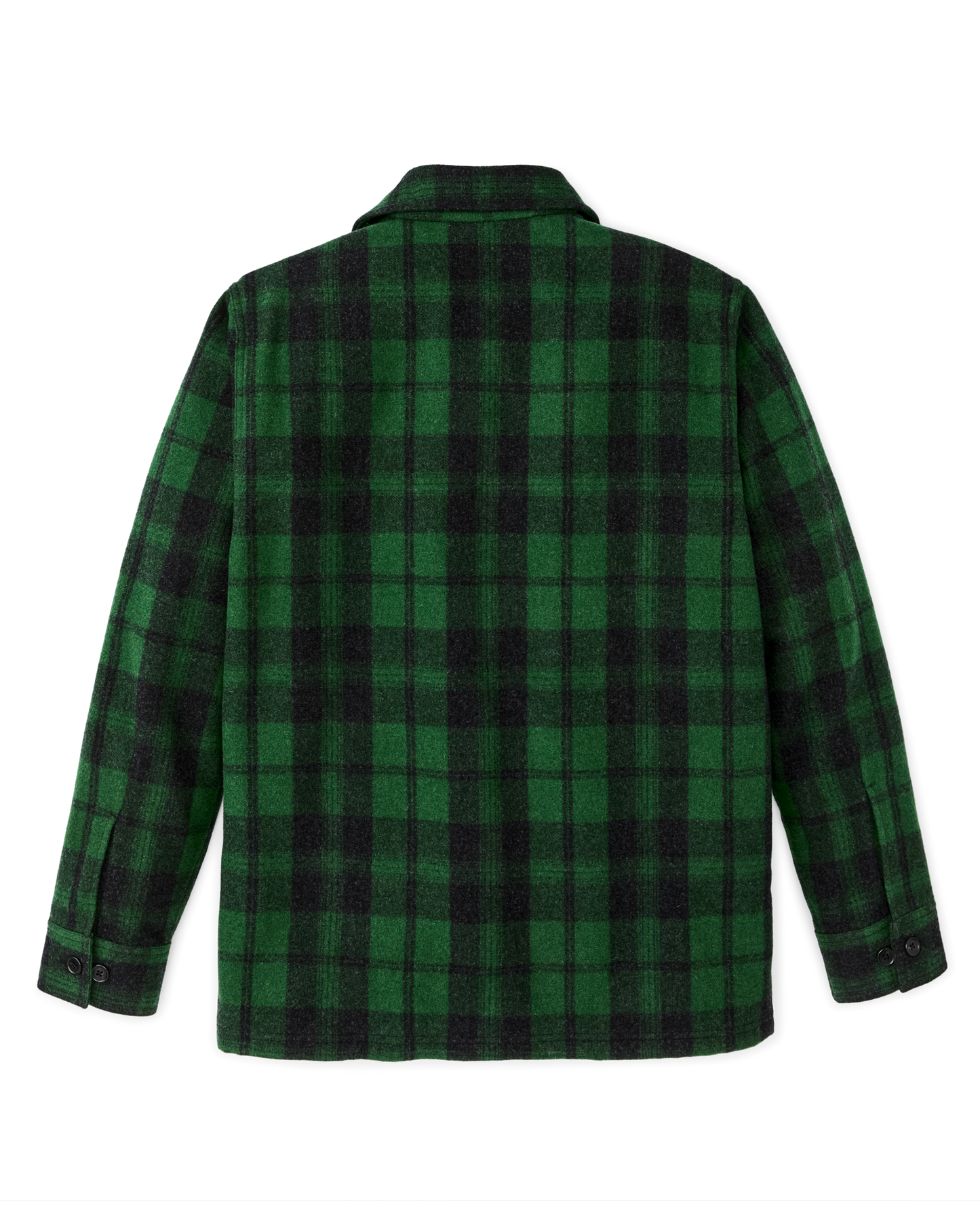 Wool Jac-shirt - Green / Black Plaid