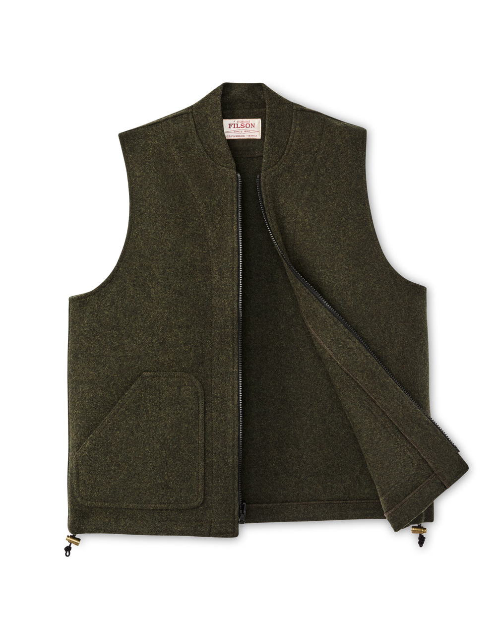 Wool Vest Liner - Forest Green
