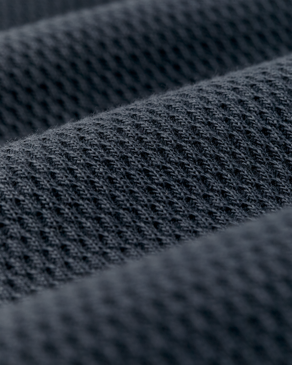 Alternate view of the Filson Waffle Knit Thermal Crewneck - Blue Mussel