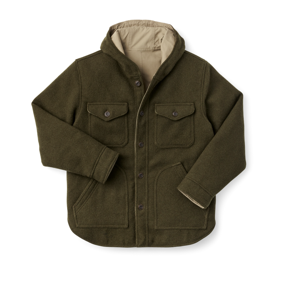 Front-facing image of the Filson Keller Twill Double Front Pant - Mckinley Olive