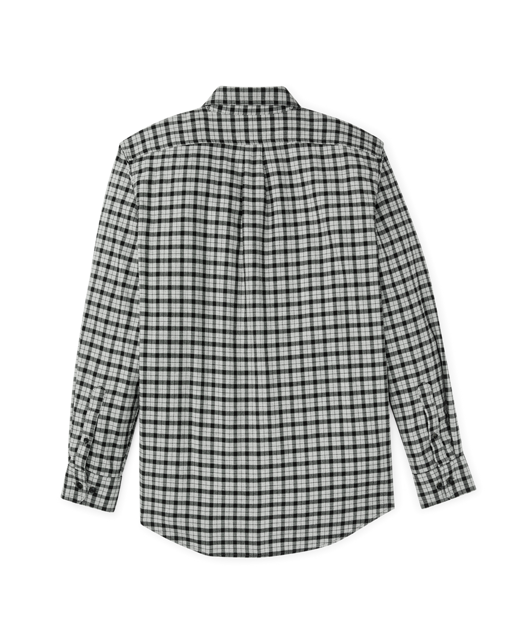 Alternate view of the Filson Lightweight Alaskan Guide Shirt - Light Charcoal Plaid