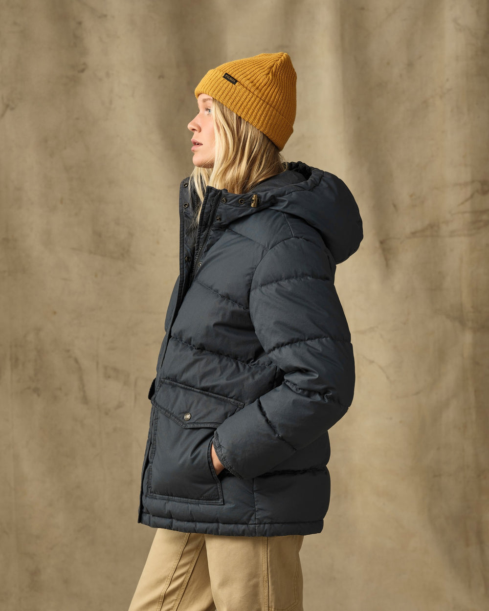 Women's Heritage Cotton Down Parka - Bluefin