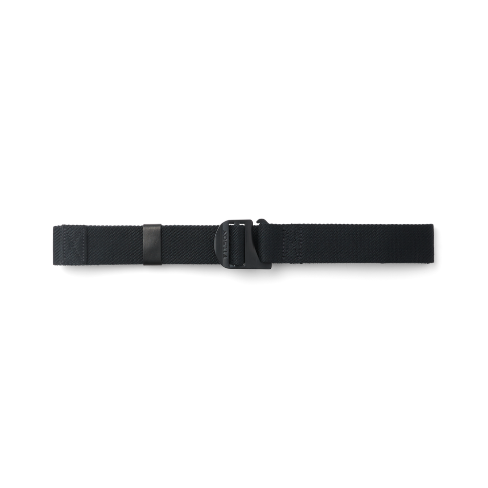 Front-facing image of the Filson Togiak Belt - Black