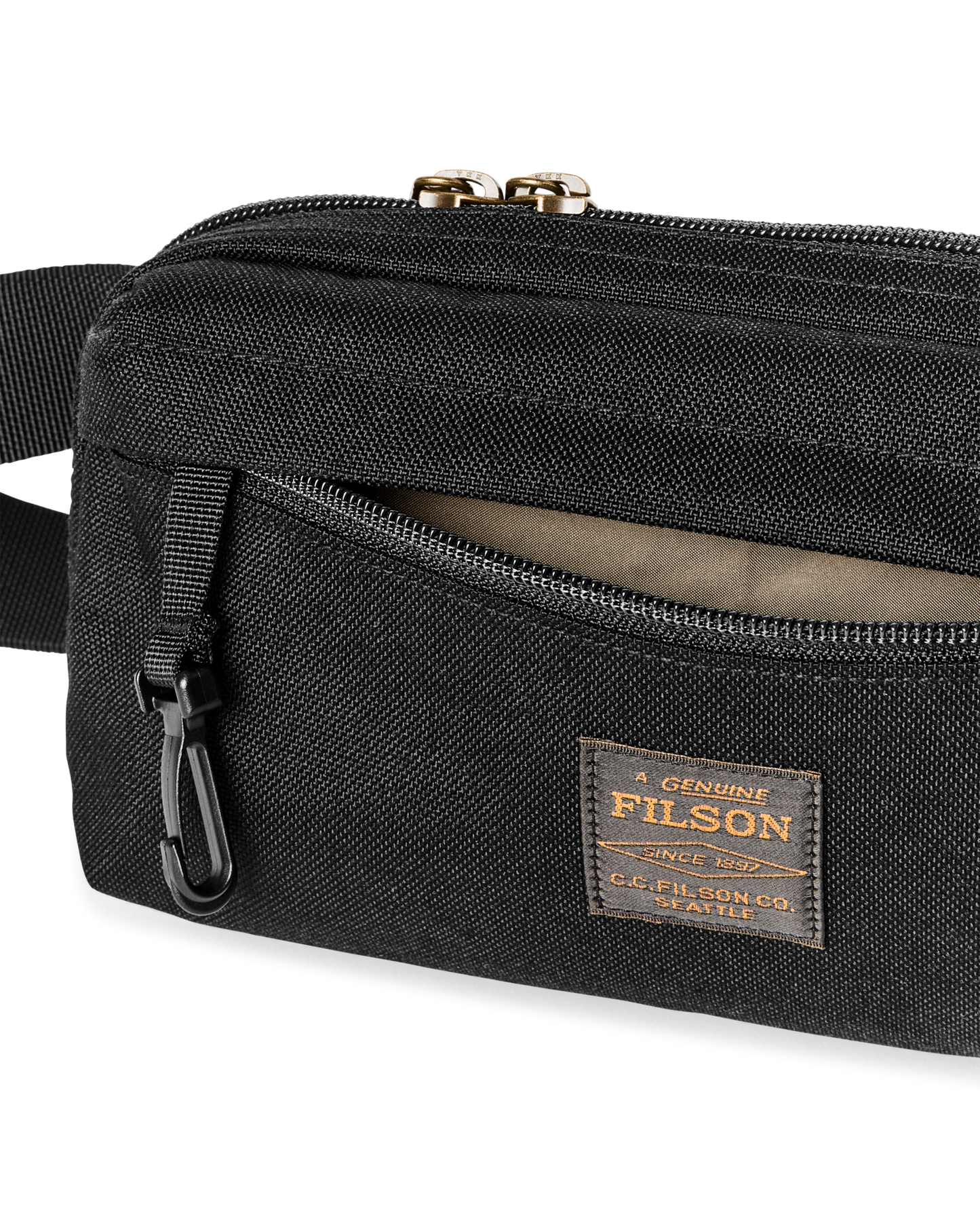 Alternate view of the Filson Dryden Crossbody Bag - Black