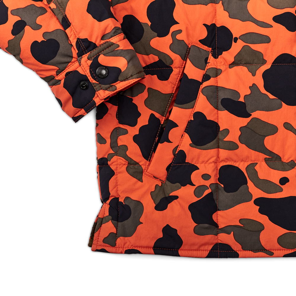 Alternate view of the Filson Lightweight Down Jac-shirt - Flame Camo