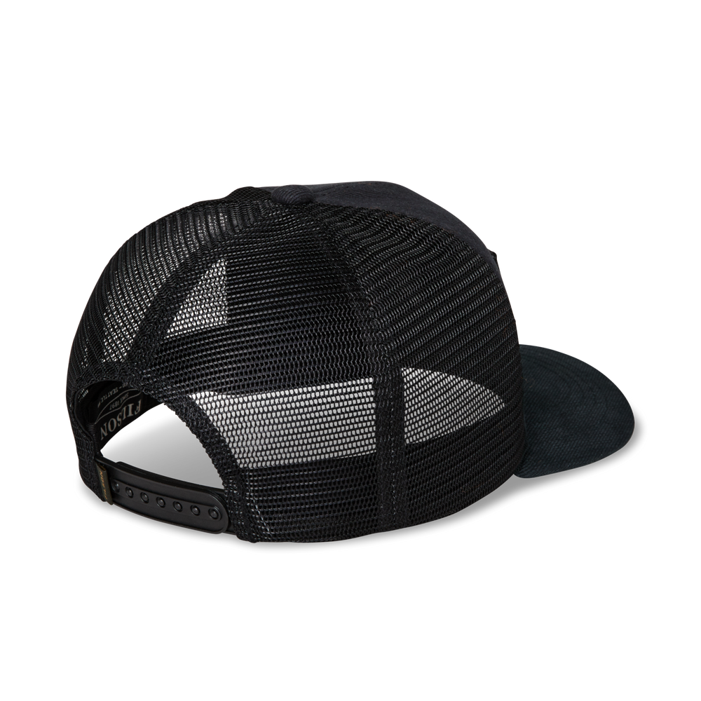 Alternate view of the Filson Mesh Snap-back Logger Cap - Navy