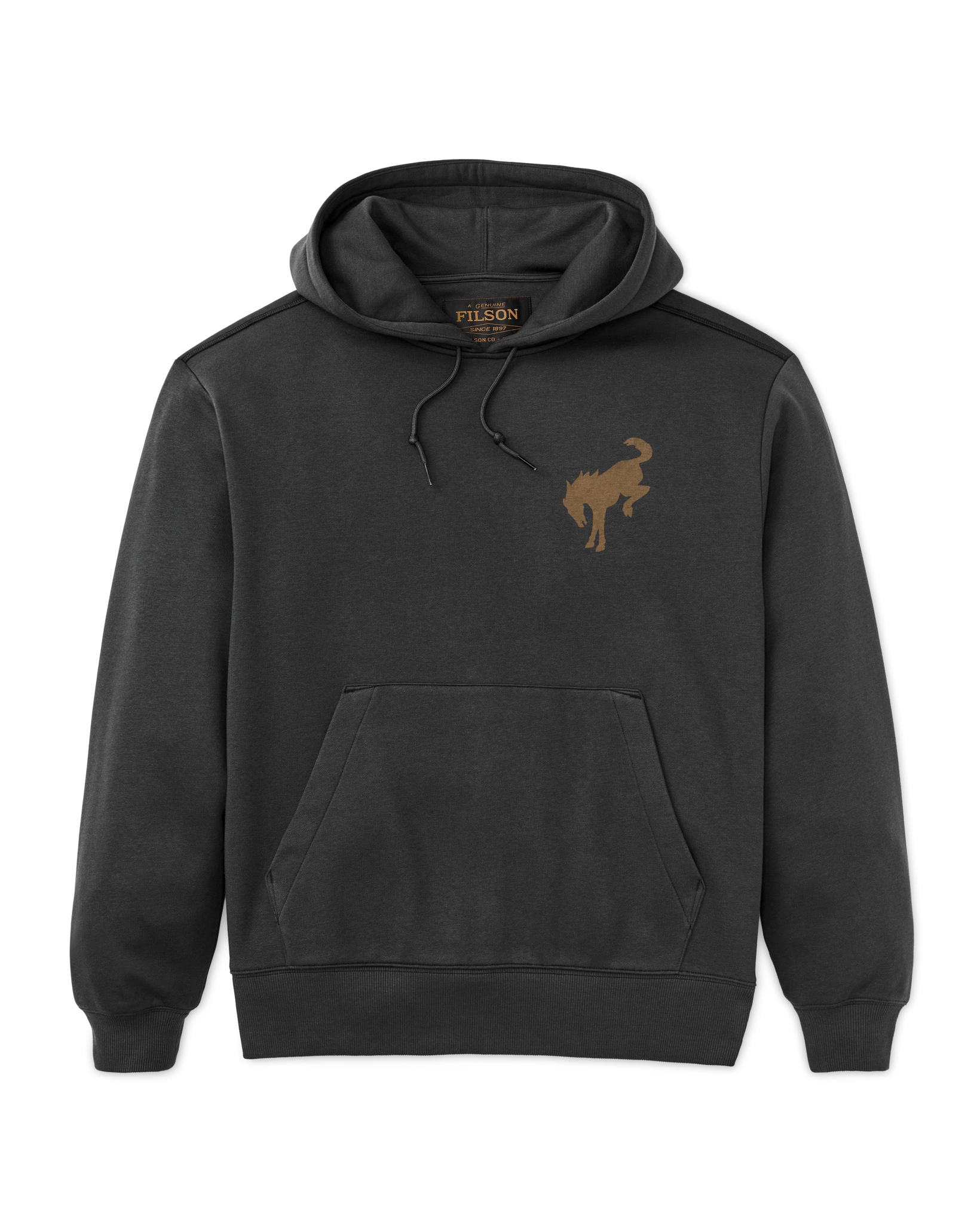 Bronco Graphic Hoodie - Faded Black
