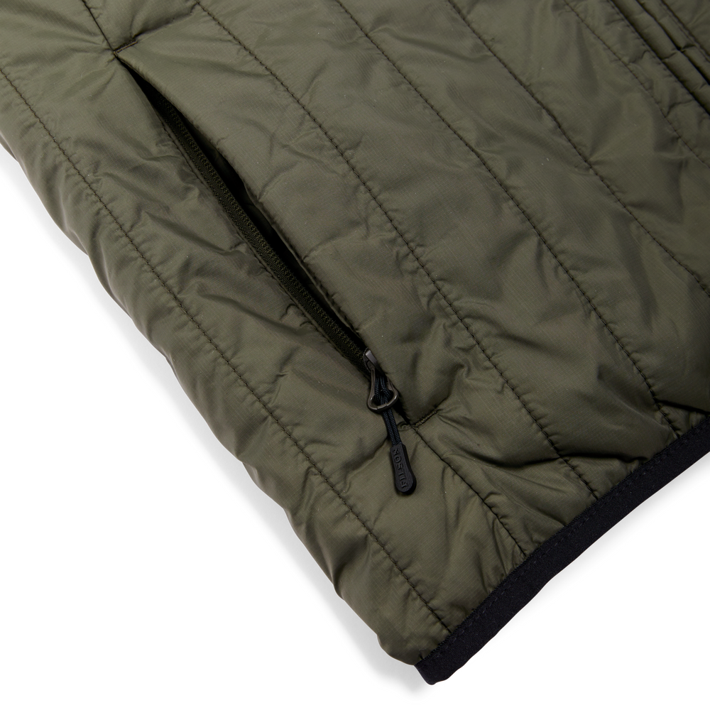 Alternate view of the Filson Ultralight Vest - Olive Gray