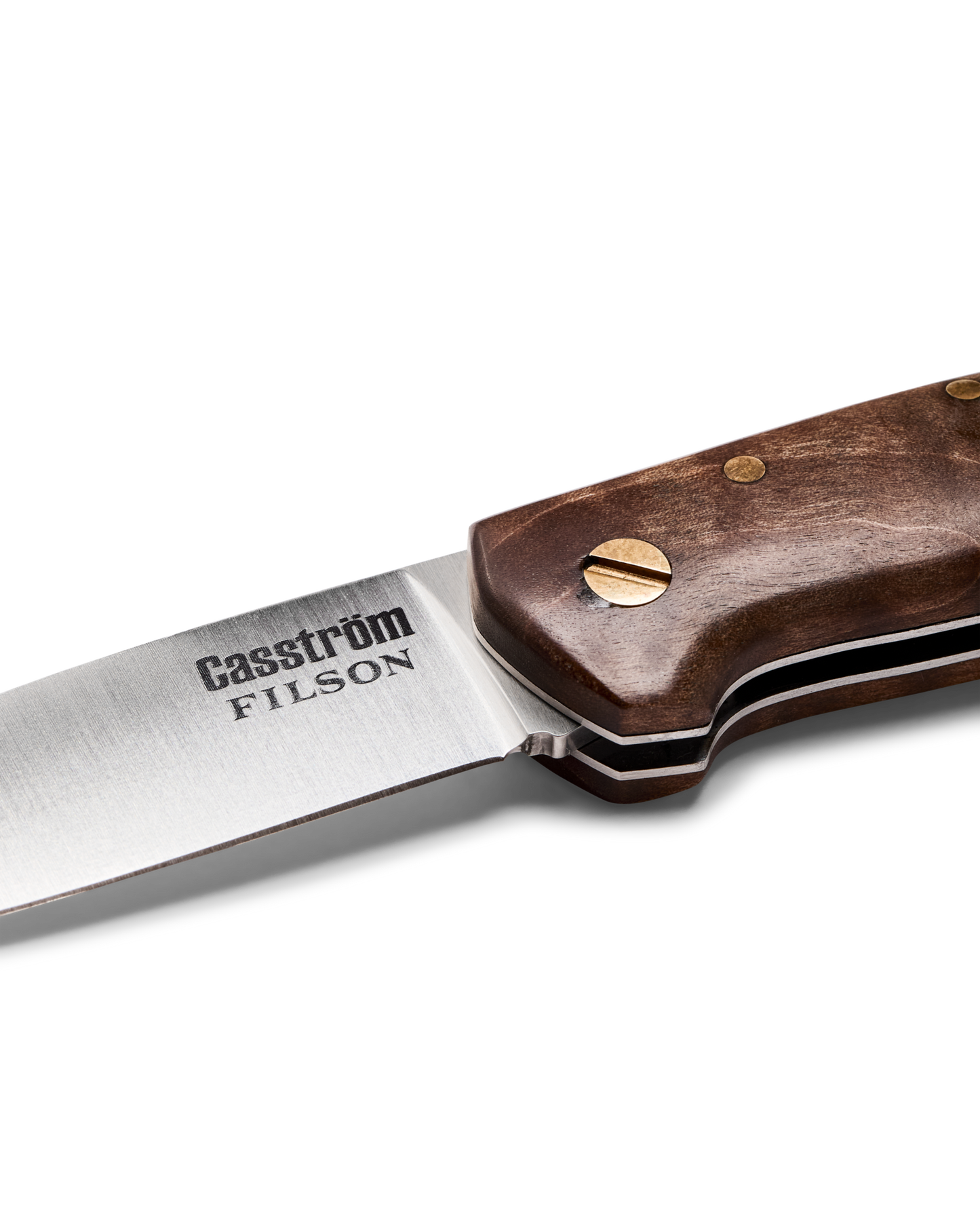 Filson X Casstrom Lars Falt Folding Knife - Quilted Maple