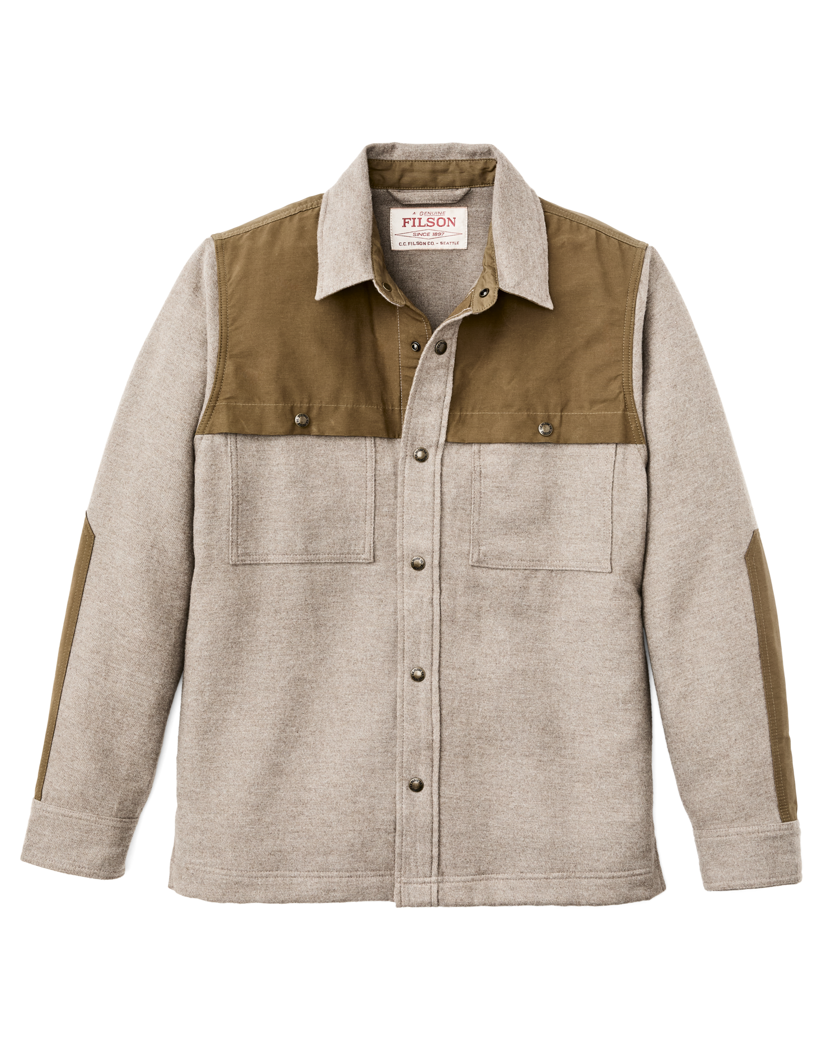 Colchuck Forester Jac-shirt - Ash Heather | Filson Colchuck Forester Jac-shirt - Ash Heather | Filson