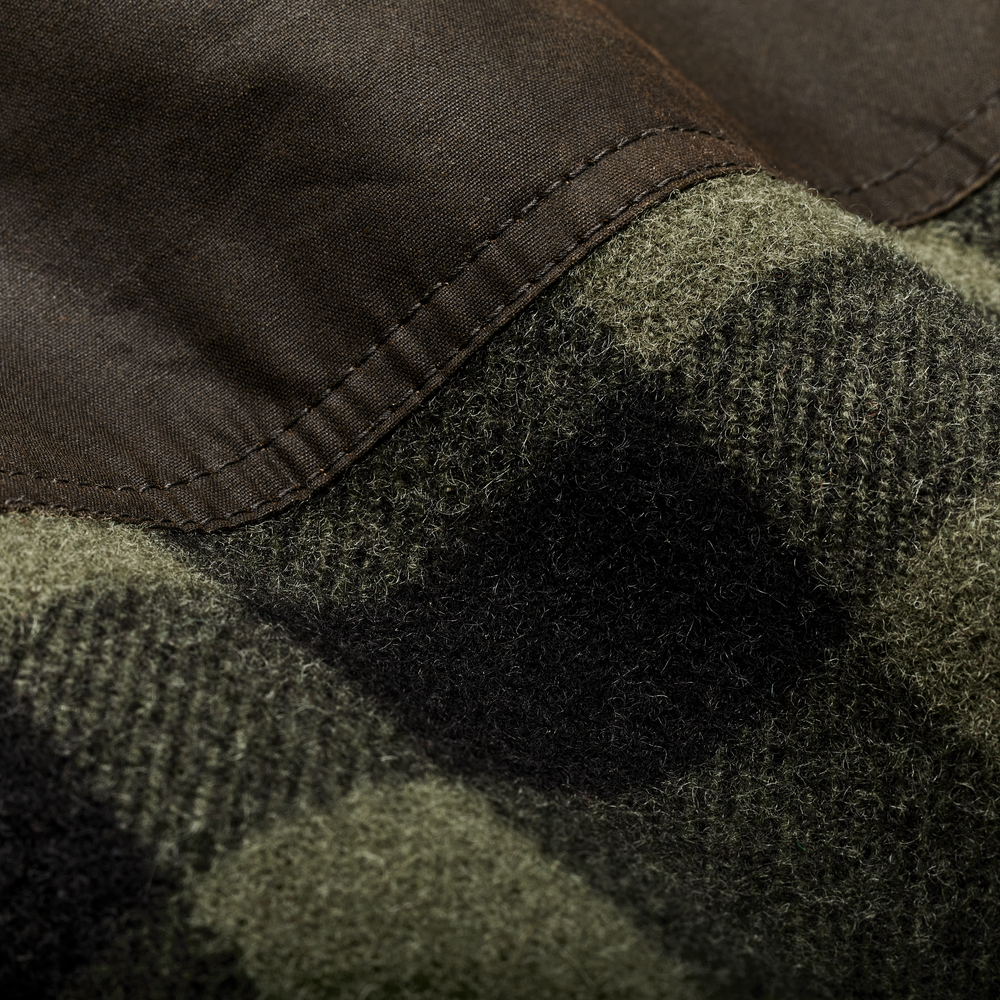 Alternate view of the Filson Mackinaw Wool Hunting Pants - Otter Green / Black Heritage Plaid X