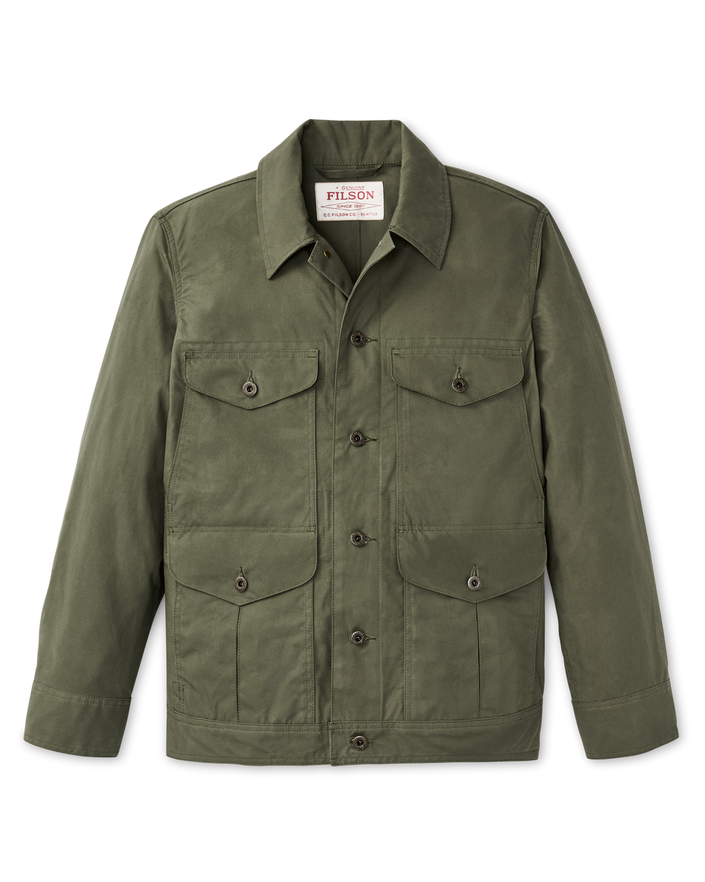 Dry Wax Journeyman Jacket - Olive Green | Filson