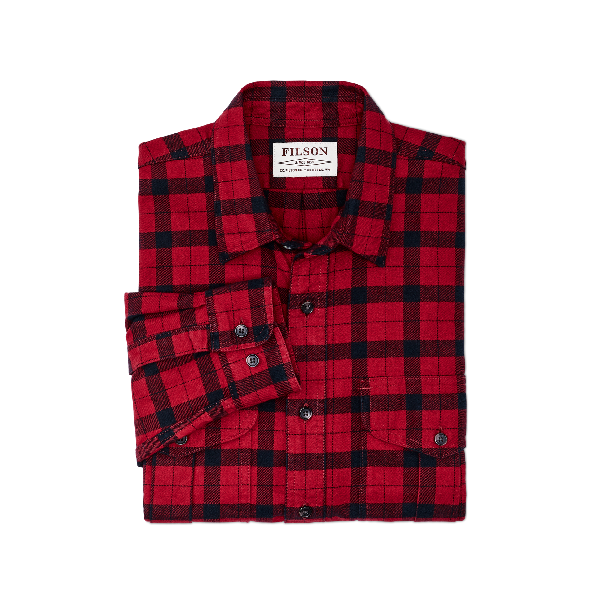 Men's Alaskan Guide Flannel Shirt Filson - Main Image