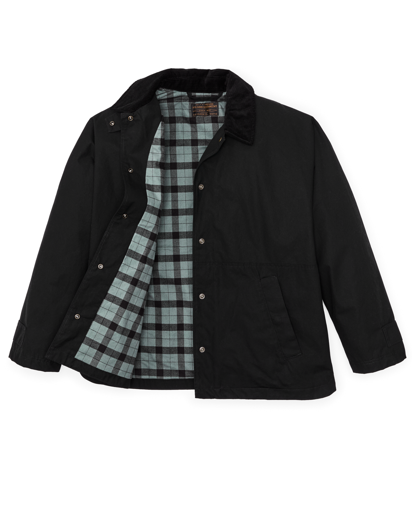 Women's Harbor Front Waxed Jacket - Black