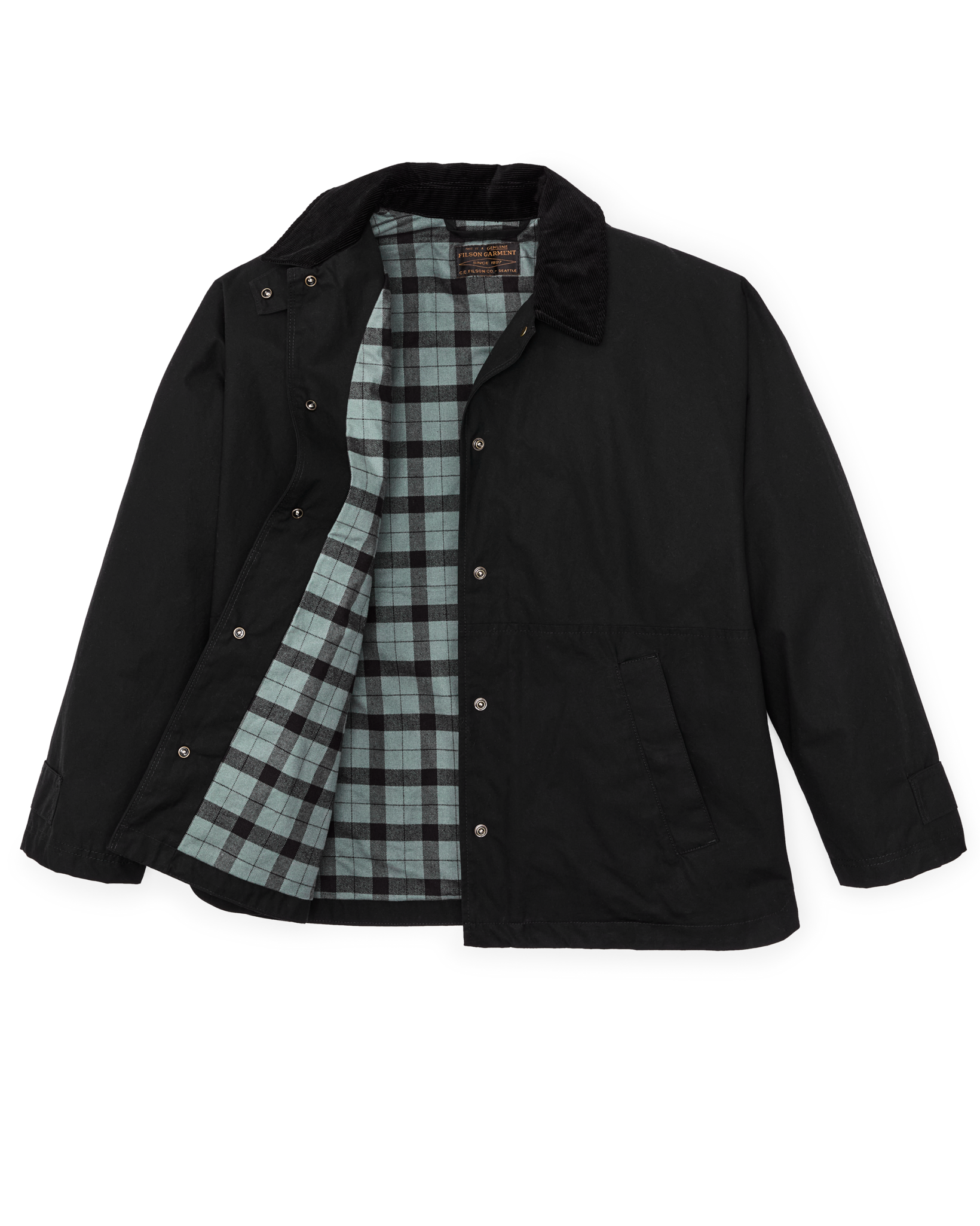 Women's Harbor Front Waxed Jacket - Black