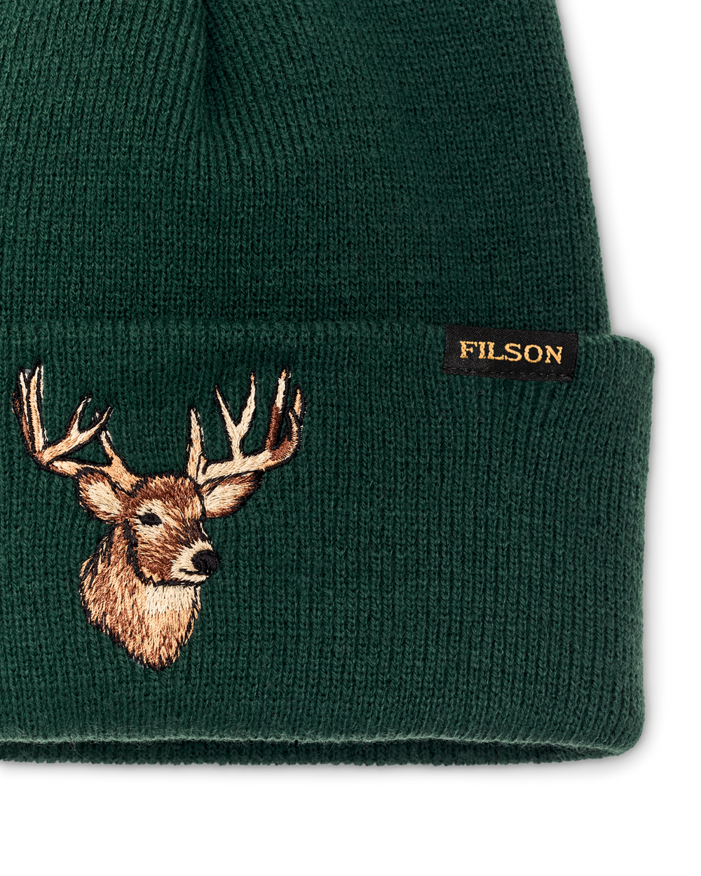 Deer Ballard Watch Cap - Forest Green