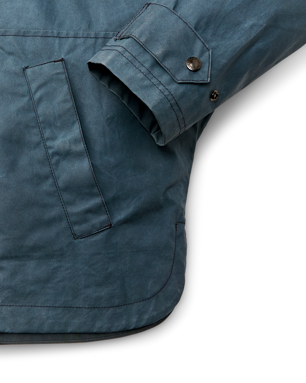 Alternate view of the Filson Women's Harbor Front Waxed Jacket - Navy