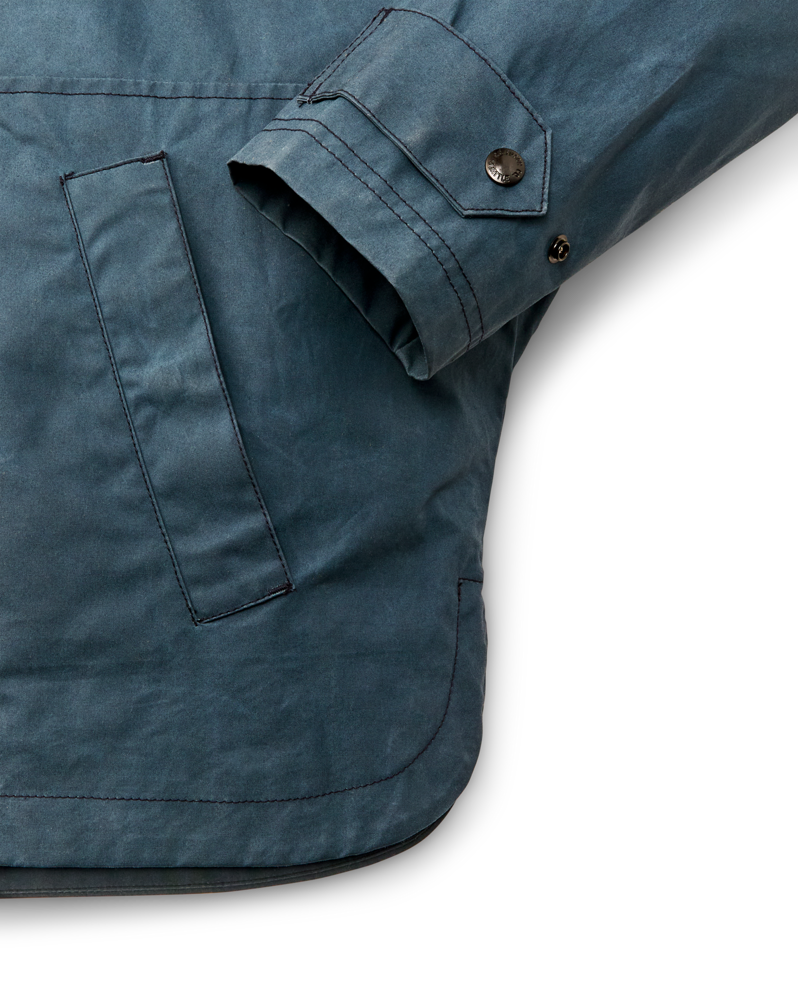 Alternate view of the Filson Women's Harbor Front Waxed Jacket - Navy