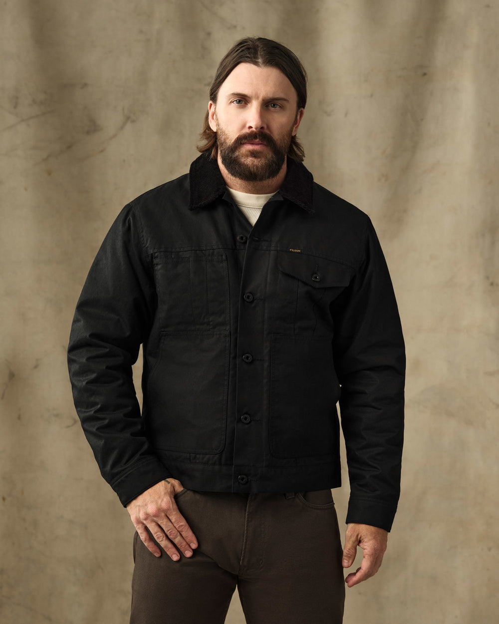 Insulated Short Cruiser Jacket - Black