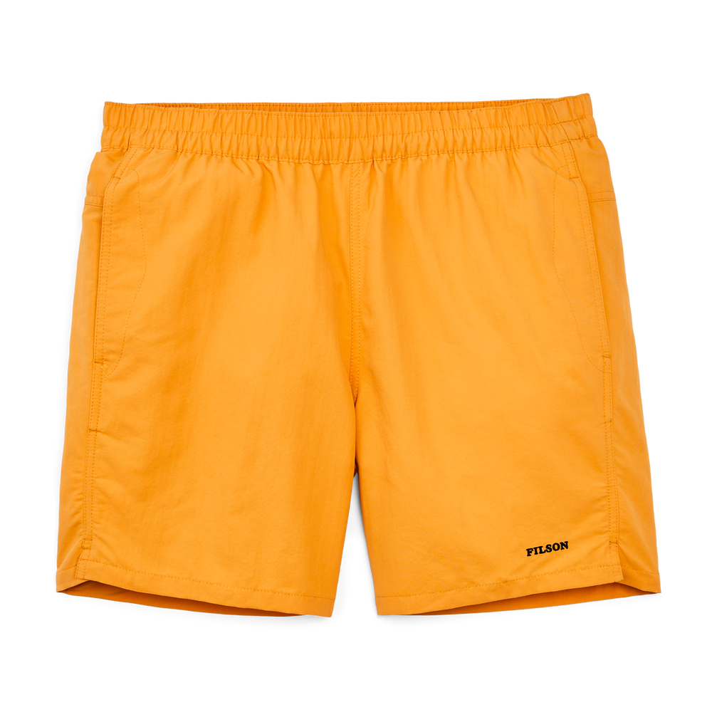 Front-facing image of the Filson Cooper Lake Trunks  - Larch Gold