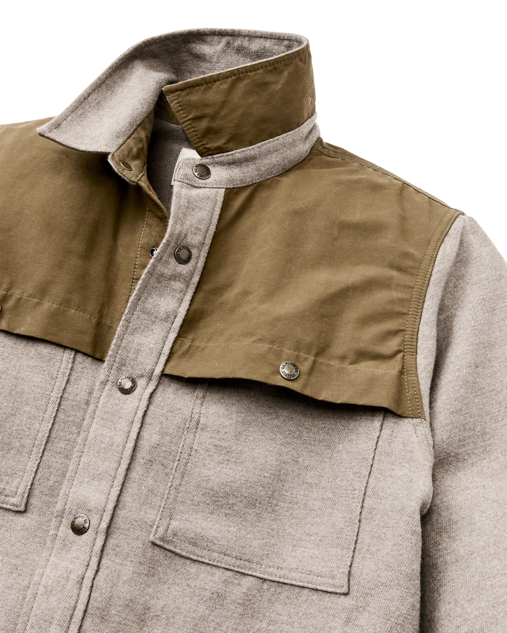 Alternate view of the Filson Colchuck Forester Jac-shirt - Ash Heather