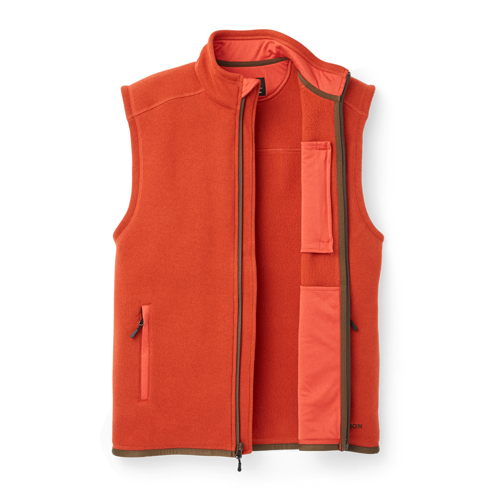 Alternate view of the Filson Ridgeway Fleece Vest - Canvas Back