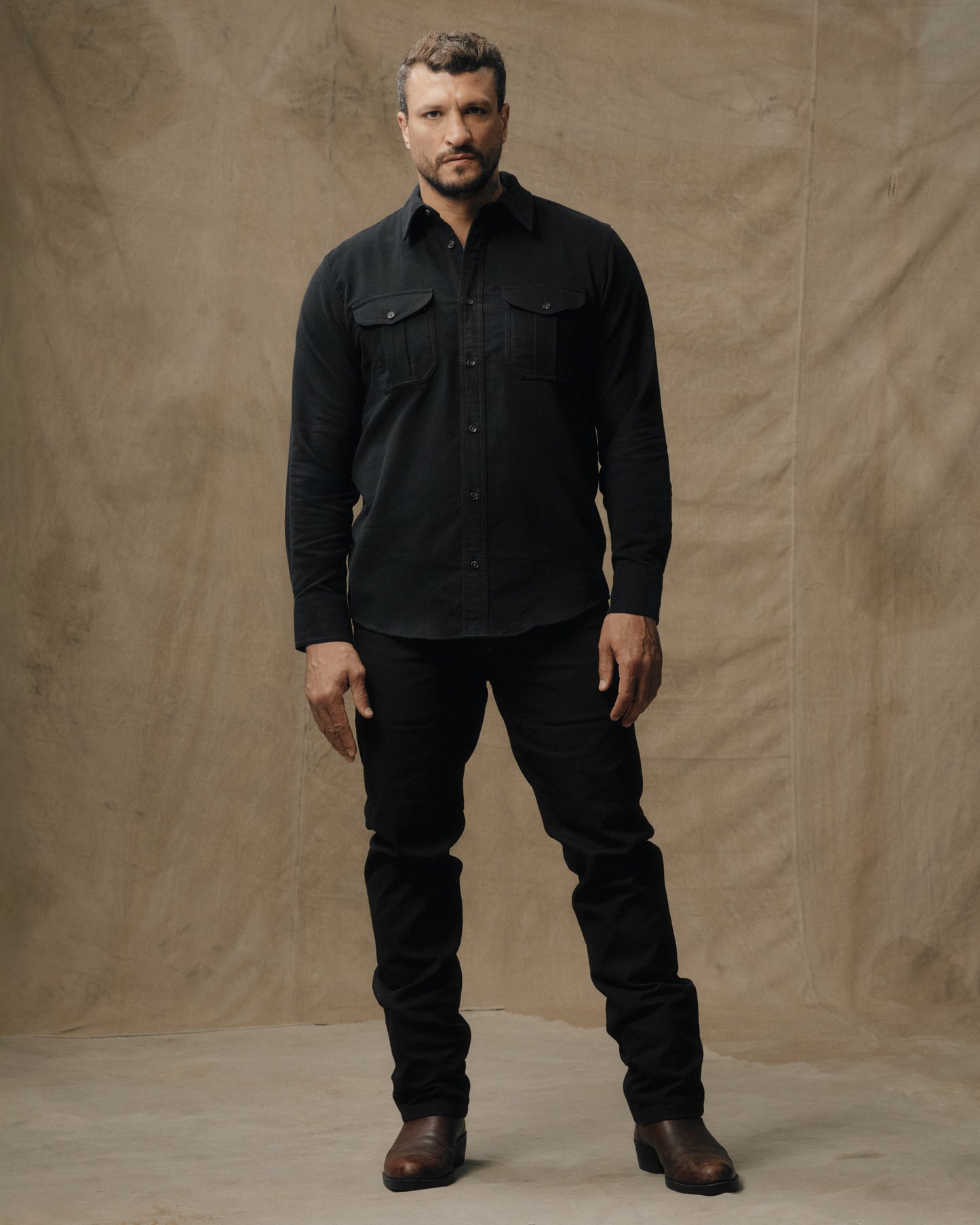 Samir is 6'2" wearing a size Medium